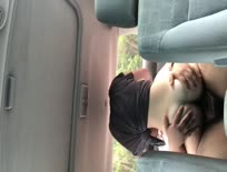 Riding Boyfriends Dick in the Car - iPad Porn HD,High